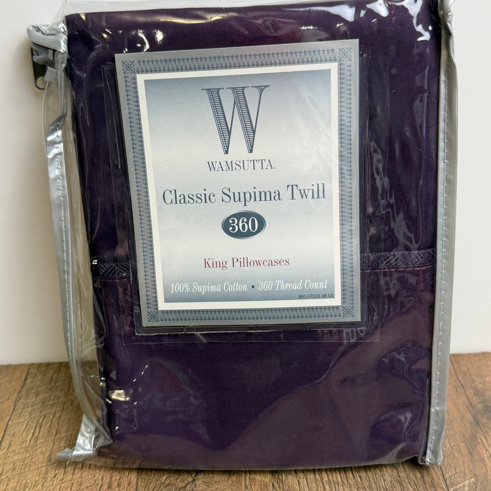 Wamsutta King Pillowcases King Eggplant Purple